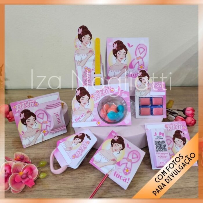 Kit 8 mimos – Outubro rosa - Imagem 1