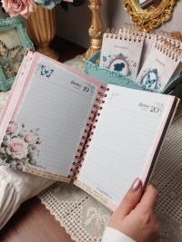 Miolo Agenda Vintage Tons de Rosa 2026 wireo (Perfeito Miolo) - Imagem 18