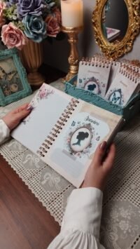 Miolo Agenda Vintage Tons de Rosa 2026 wireo (Perfeito Miolo) - Imagem 7