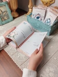 Miolo Agenda Vintage Tons de Rosa 2026 wireo (Perfeito Miolo) - Imagem 9