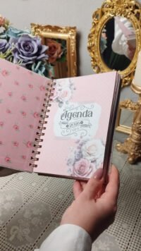Miolo Agenda Vintage Tons de Rosa 2026 wireo (Perfeito Miolo) - Imagem 17