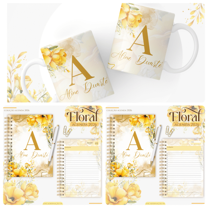 Floral Amarelo – Coleção Floral 2026 (Lina) - Imagem 1