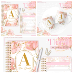 Floral Gold Flower – Coleção Floral 2026 (Lina)