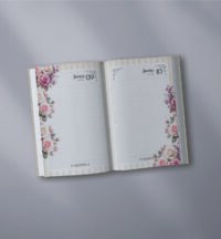 Miolo Agenda Vintage Tons de Rosa 2026 costura (Perfeito Miolo) - Imagem 2