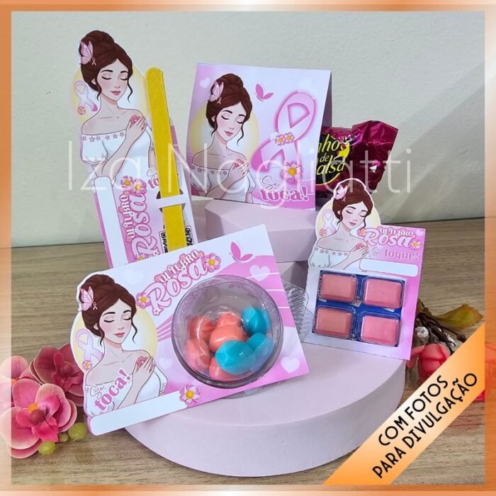 Kit 8 mimos – Outubro rosa - Imagem 2