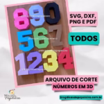 Todos os Números 3D