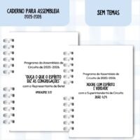 Caderno Para Assembleia 2025-2026 - Gravata Azul - Sem Temas - Imagem 4