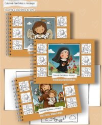 Livro de Colorir: Colorindo Santinhos e Arcanjos A5