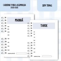 Caderno Para Assembleia 2025-2026 - Gravata Azul - Sem Temas - Imagem 5