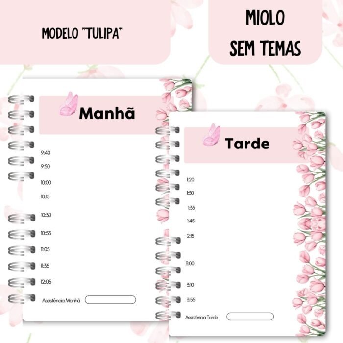 Caderno Para Assembleia 2025-2026 Tulipa - Sem Temas - Imagem 5