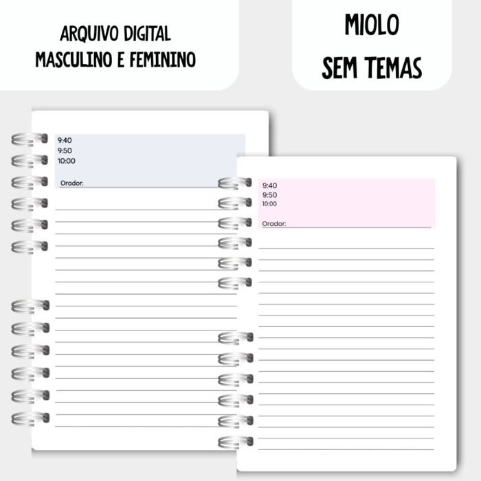 Miolo Assembleia 2025-2026 - Masculino e Feminino (Sem Temas) - Imagem 5