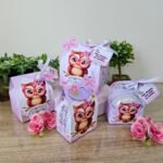 4 Caixinhas para 1,2 e 3 sabonetes - Dia dos professores