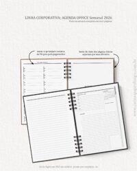 Miolo Agenda Office Semanal 2026 - Imagem 3