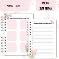 Caderno Para Assembleia 2025-2026 Tulipa - Sem Temas - Imagem 8