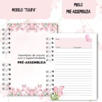 Caderno Para Assembleia 2025-2026 Tulipa - Sem Temas - Imagem 9