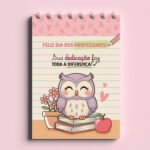 Bloco A6 – wire-o espiral – Dia dos Professores 2025 (Telma Contel)