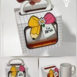 Caixa Caneca Laço Básica - Dia dos Professores