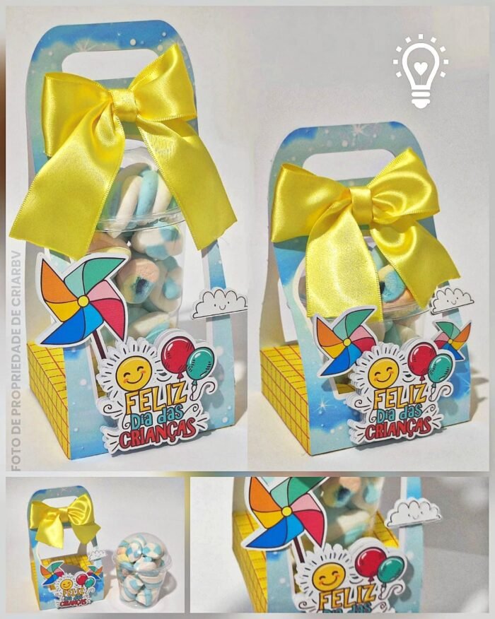 Caixa Copo Bolha 150ml | 300ml – Dia das Crianças - Imagem 1