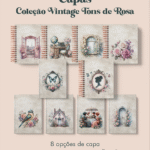 Capas Coleção Vintage Tons de Rosa