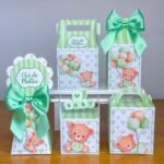 Chá de Bebê Ursinho Verde - Kit Festa
