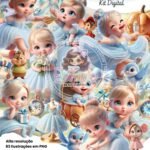 Cinderela Baby - Kit Digital