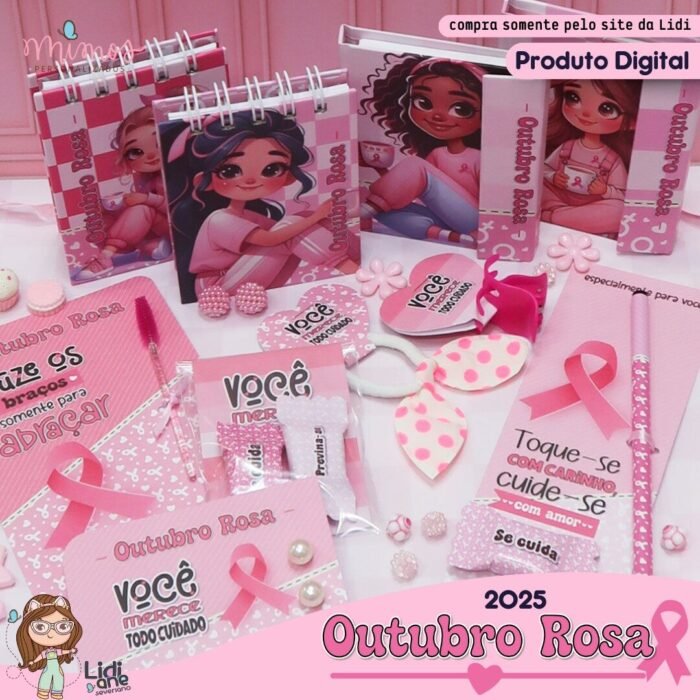 Coleção OUTUBRO ROSA (Mimos Personalizados) - Imagem 1