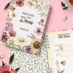 Combo Devocional Leitura da Bíblia 365 dias Católica Evangélica Leitura Livre Flores e Cores