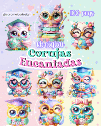 Corujas Encantadas - Kit Digital