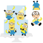 Minions - Topo de Bolo