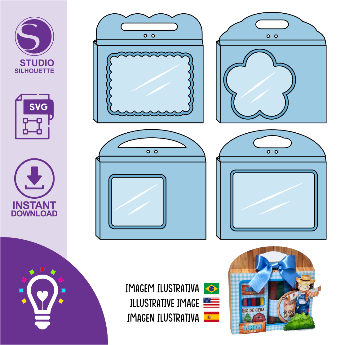 Molde Maletinha – Kit Diversão Molde Maletinha – Kit Diversão - Imagem 1