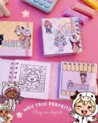 Pac De Colorir Meu Trio Perfeito