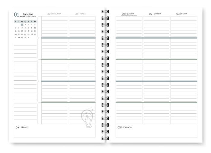 Miolo Planner Professor 2026 (Trilha do Papel) - Imagem 3