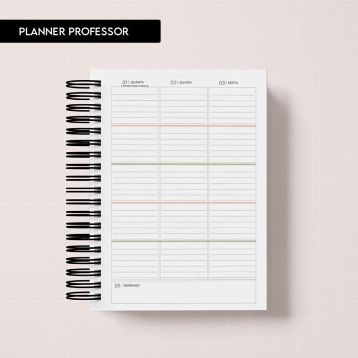 Miolo Planner Professor 2026 (Trilha do Papel) - Imagem 1