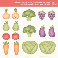 Quitandinha – Cliparts em aquarela – Kit Digital - Imagem 5