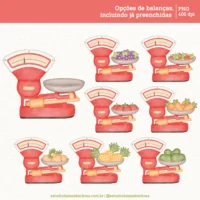 Quitandinha – Cliparts em aquarela – Kit Digital - Imagem 6