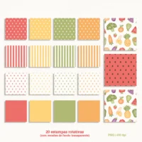 Quitandinha – Cliparts em aquarela – Kit Digital - Imagem 9