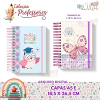 Capas A5 e 18,5 x 26,5 cm- Coleção Professores - Imagem 7