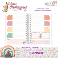 Planner 18,0 x 26,0 cm - Coleção Professores