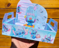 Caixa Com Alça Aniversário - Stitch - Imagem 4