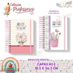 Capas A5 e 18,5 x 26,5 cm- Coleção Professores
