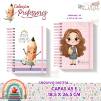 Capas A5 e 18,5 x 26,5 cm- Coleção Professores - Imagem 3