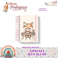 Capas A5 e 18,5 x 26,5 cm- Coleção Professores - Imagem 4