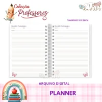 Planner 18,0 x 26,0 cm - Coleção Professores - Imagem 7