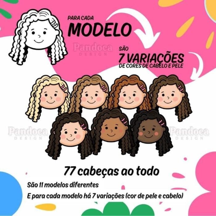 Bonequinhas Meninas – Kit Digital - Imagem 6