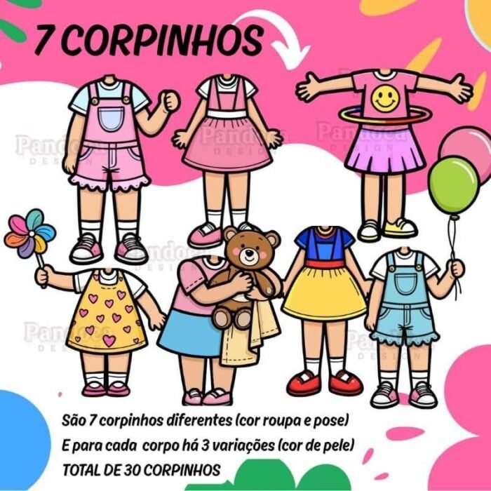 Bonequinhas Meninas – Kit Digital - Imagem 3