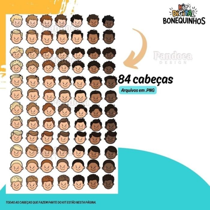 Bonequinhas Meninos – Kit Digital - Imagem 4