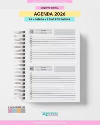 Agenda Datada 2026 – A5 2DPP - Imagem 5