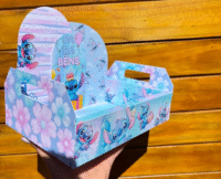 Caixa Com Alça Aniversário - Stitch - Imagem 3