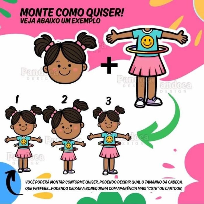 Bonequinhas Meninas – Kit Digital - Imagem 2