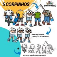 Bonequinhas Meninos – Kit Digital - Imagem 5